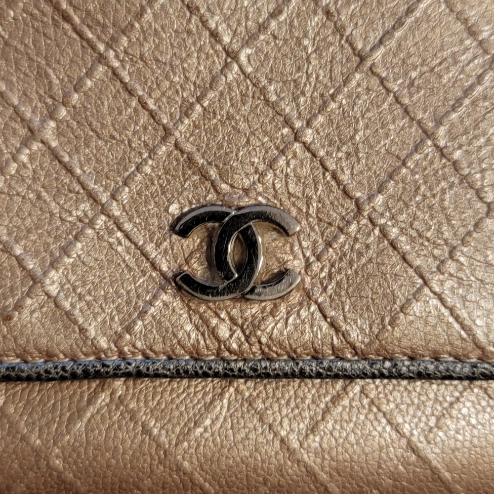 Chanel Champagne/Rose Wallet | Mixed Metal | Excellent Condition - Picture 3 of 11